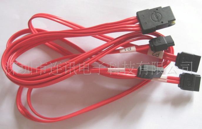 SAS MINI 36P TO SATA*4P(sh)(j)